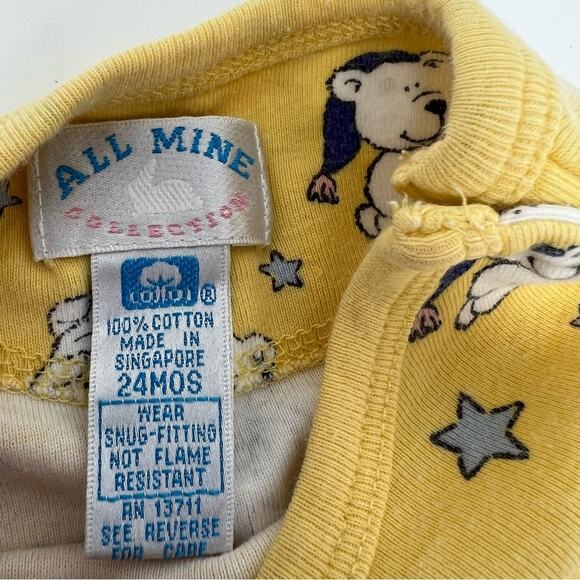 All Mine Collection 24 Mos Top and Bottom Pant Pajama Set - Picture 2 of 2